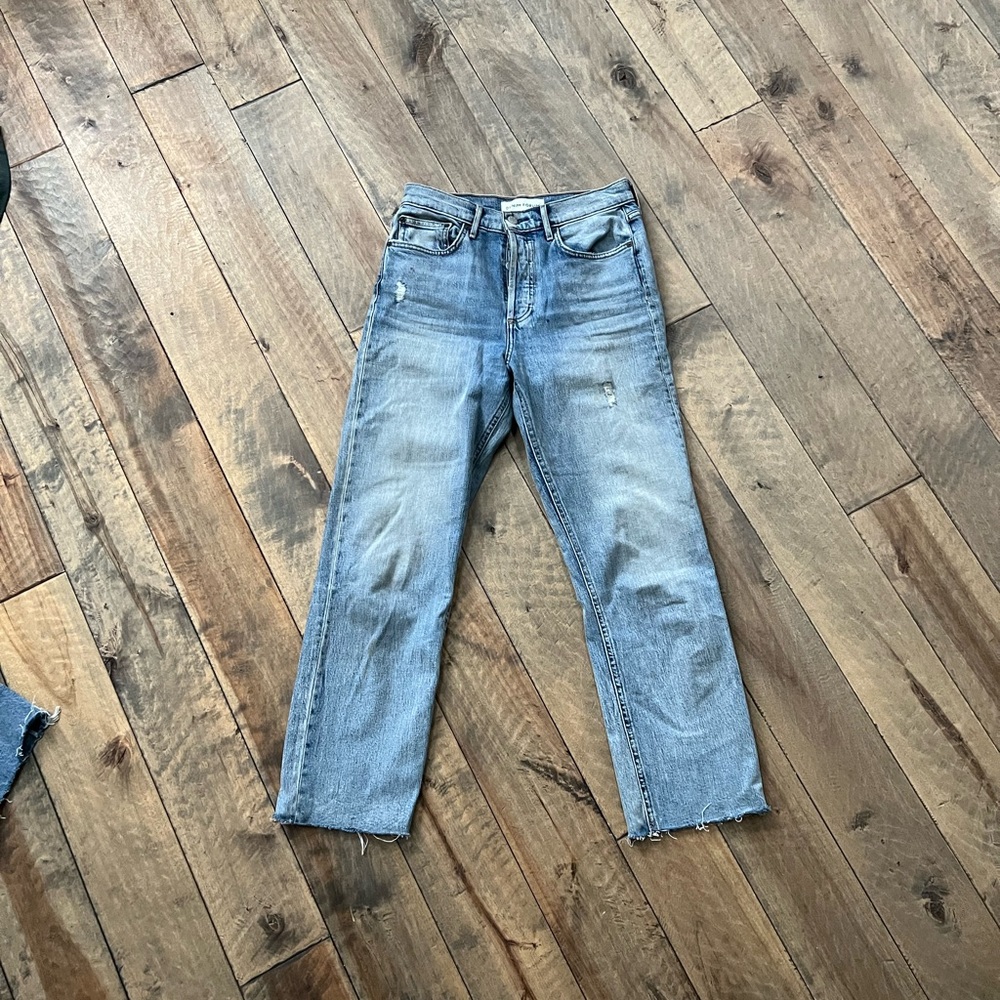 Denim forum - the arlo high rise straight